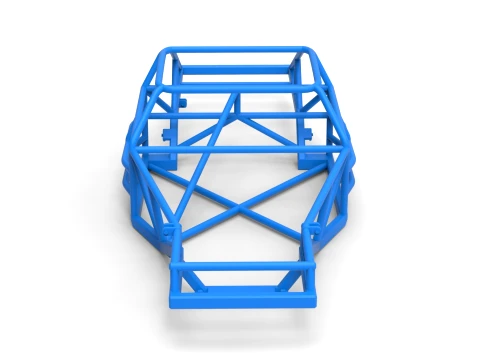 Frame of Vintage Dirt late model Race car Version 2 Scale 1 to 25 3D Print Model