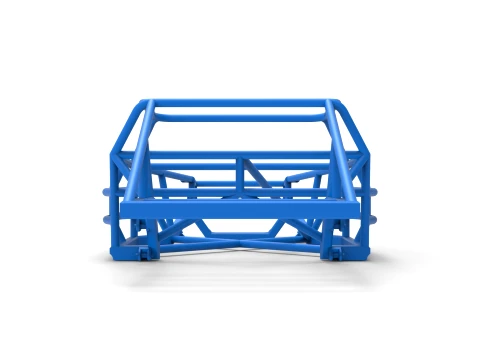 Frame of Vintage Dirt late model Race car Version 2 Scale 1 to 25 3D Print Model