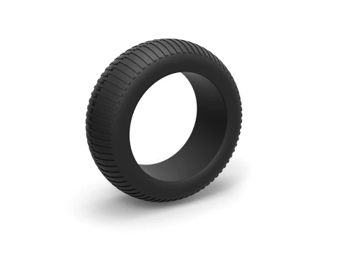 Monster truck tire Scale 1 to 25 3D Print Model