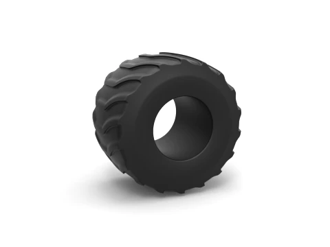 Monster Jam tire 21 Scale 1 to 25 3D Print Model