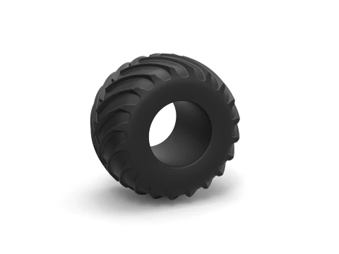 Monster Jam tire 32 Scale 1 to 25 3D printmodel