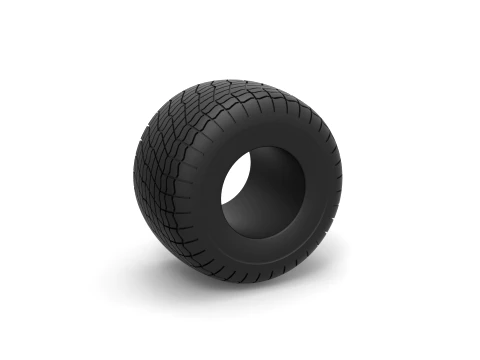Monster Jam tire 33 Scale 1 to 25 3D Print Model