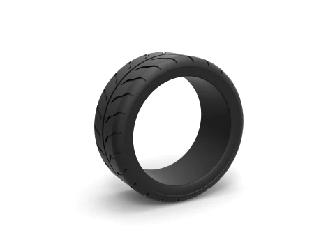 Race tire 6 Scale 1 to 25 Modello di stampa 3D