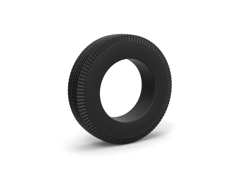 Retro car tire Scale 1 to 10 Modello di stampa 3D
