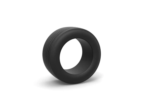 Tire of Asphalt Modified stock car V2 Scale 1 to 25 3D Принт Модель