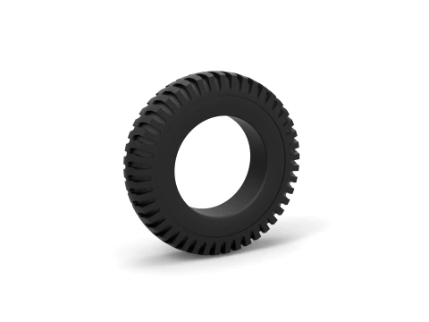 Military tire 7 Scale 1 to 10 Modelo de Impressão 3D