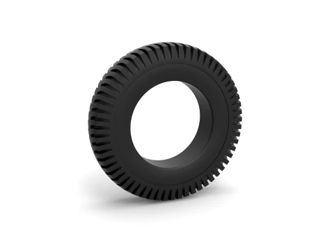 Military tire 9 Scale 1 to 25 3D Print Model