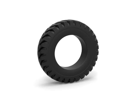 Military tire 10 Scale 1 to 25 3D Print Model