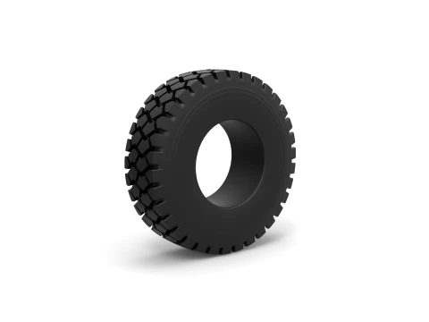 Military truck tire 1 Scale 1 to 25 3D Druckmodell