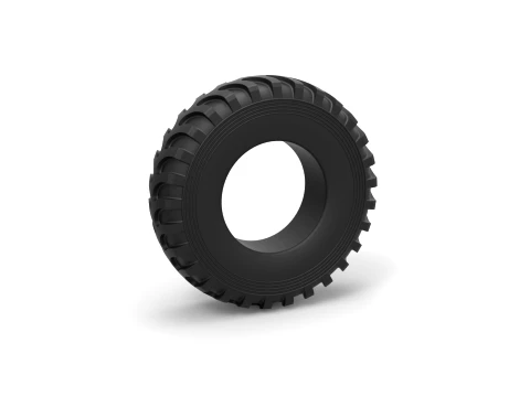 Military truck tire 3 Scale 1 to 10 3D Print Model