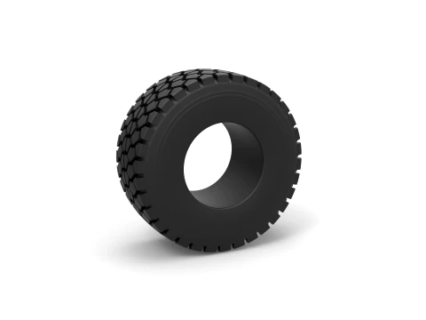 Military truck tire 9 Scale 1 to 25 3D Print Model