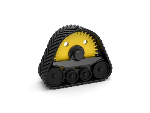 Rear Track of tractor Scale 1 to 25 3D Baskı Modeli