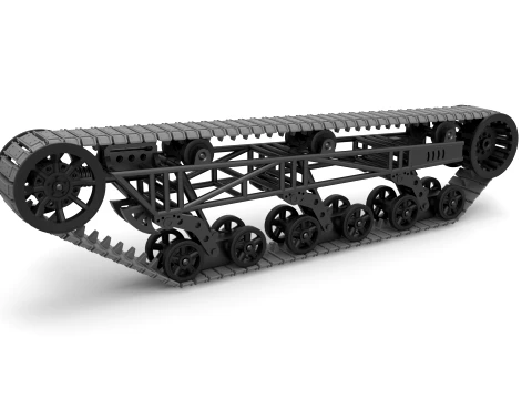 Track chassis Scale 1 to 25 Modèles 3D en vedette