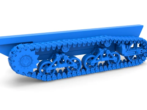 Track for Vintage Monster tank Version 1 Scale 1 to 25 3Dプリントモデル