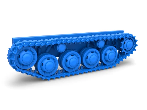 Track for Vintage Monster tank Version 3 Scale 1 to 25 3D Print Model