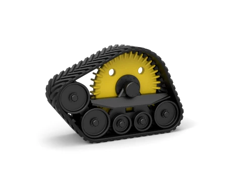 Track of tractor Scale 1 to 25 3D Print Model