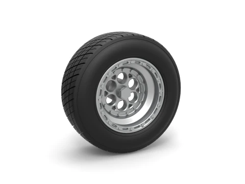 Front wheel from Sprint car Version 2 Scale 1 to 25 3D Print Model