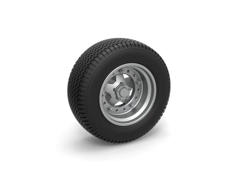 Front Wheel of Northeast Dirt Modified stock car Scale 1 to 25 3D Print Model