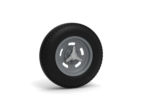 Front wheel of Vintage Champ car Version 1 Scale 1 to 25 Modelo de impresión 3D