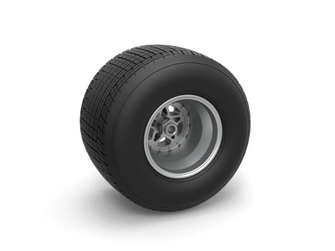 Rear wheel from Sprint car Version 1 Scale 1 to 25 3D Print Model