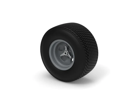 Rear wheel of Vintage Champ car Scale 1 to 25 3D Print Model