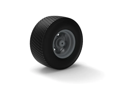 Rear wheel of Vintage Champ car Scale 1 to 25 3D Print Model