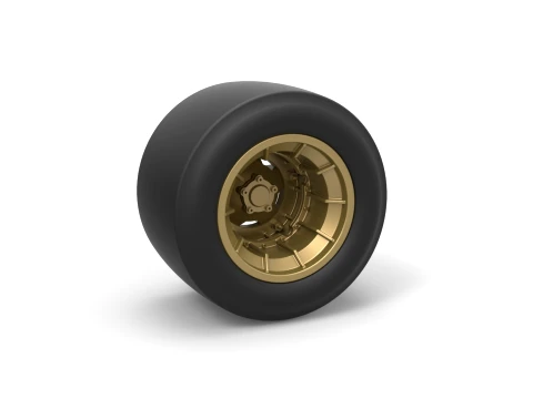 Wheel from Asphalt Modified stock car Version 4 Scale 1 to 25 3Dプリントモデル