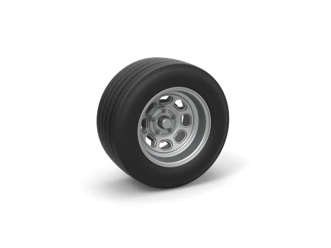 Wheel from Asphalt Modified stock car Version 5 Scale 1 to 25 3Dプリントモデル