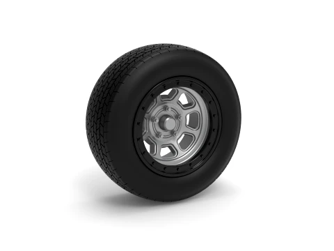 Wheel of Dirt Modified stock car V4 Scale 1 to 25 3D Print Model