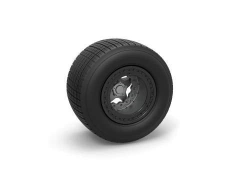 Wheel of Super Dirt Late model Version 2 Scale 1 to 25 3D Baskı Modeli