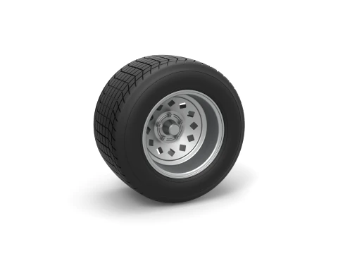 Wheel of Vintage Dirt race car V4 Scale 1 to 25 Model do druku 3D