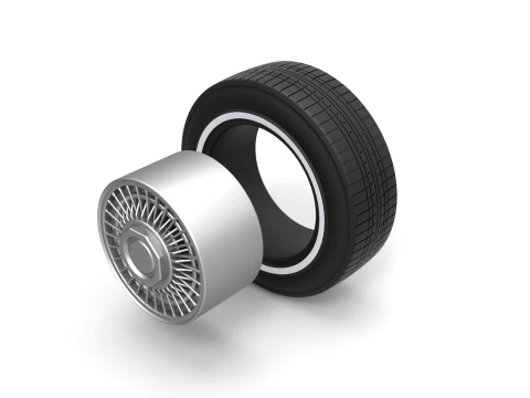 Wire wheel 3 Scale 1 to 10 3D Print Model