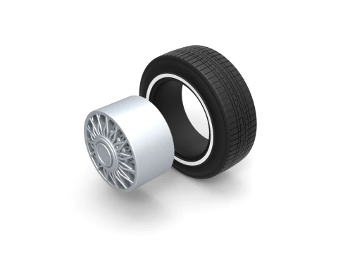Wire wheel 4 Scale 1 to 10 3D Print Model