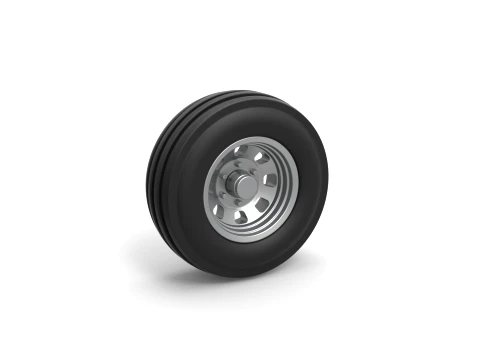 Front tractor wheel Version 1 Scale 1 to 25 3D Druckmodell