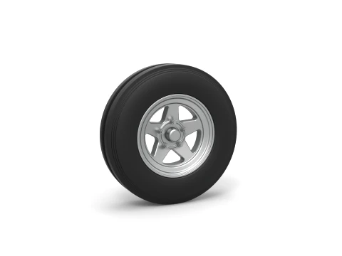 Front tractor wheel Version 2 Scale 1 to 25 3D Druckmodell