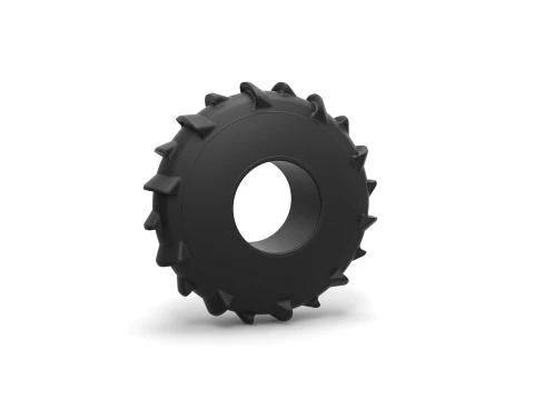 Dirt dragster rear tire at speed Scale 1 to 25 3D Print Model