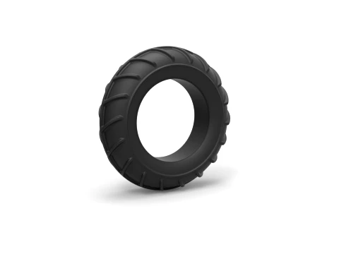 Mud dragster front tire 1 Scale 1 to 10 3D Print Model