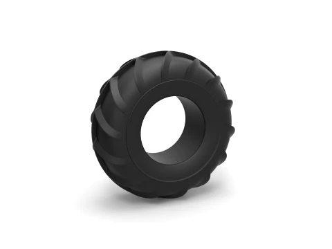 Mud dragster front tire 3 Scale 1 to 25 3D Print Model