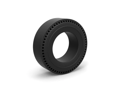Rear tire of vintage dragster Version 1 Scale 1 to 10 3D Baskı Modeli
