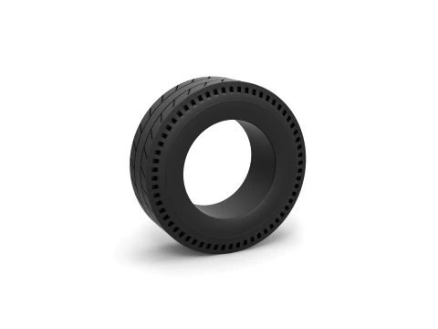 Rear tire of vintage dragster Version 5 Scale 1 to 25 3D Baskı Modeli