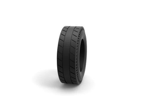 Rear tire of vintage dragster Version 5 Scale 1 to 25 3D Print Model