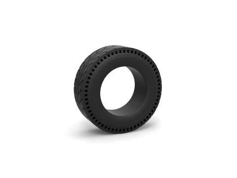 Rear tire of vintage dragster Version 6 Scale 1 to 25 3D Baskı Modeli