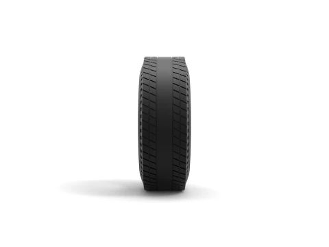 Rear tire of vintage dragster Version 8 Scale 1 to 25 3D Print Model
