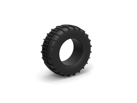 Dune buggy rear tire 5 Scale 1 to 10 3D 프린트 모델