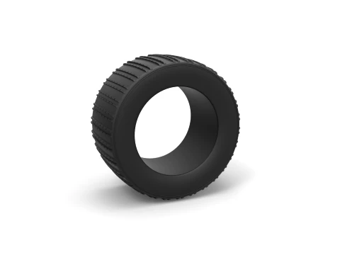 Dune buggy rear tire 19 Scale 1 to 25 3D 프린트 모델