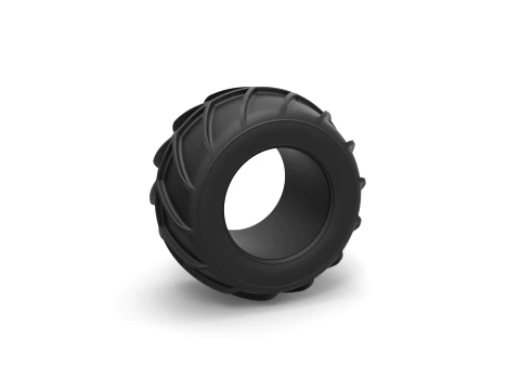 Dune buggy rear tire 25 Scale 1 to 25 3D 프린트 모델