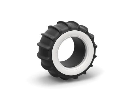 Dune buggy Whitewall rear tire Version 1 Scale 1 to 25 3D 프린트 모델