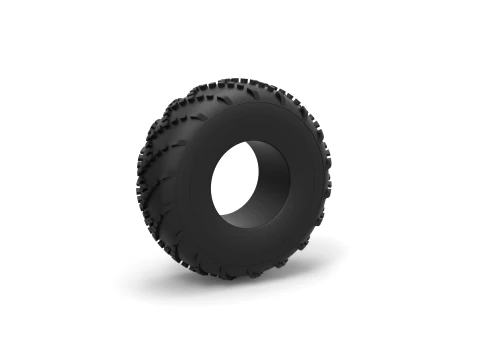 Low pressure tire 1 Scale 1 to 25 Model do druku 3D