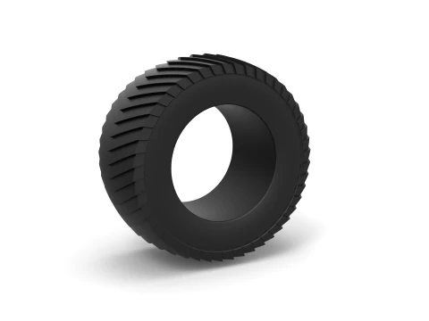 Pulling tractor rear tire 1 Scale 1 to 25 Modello di stampa 3D