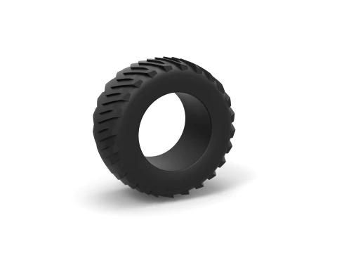 Pulling tractor rear tire 3 Scale 1 to 25 Modello di stampa 3D